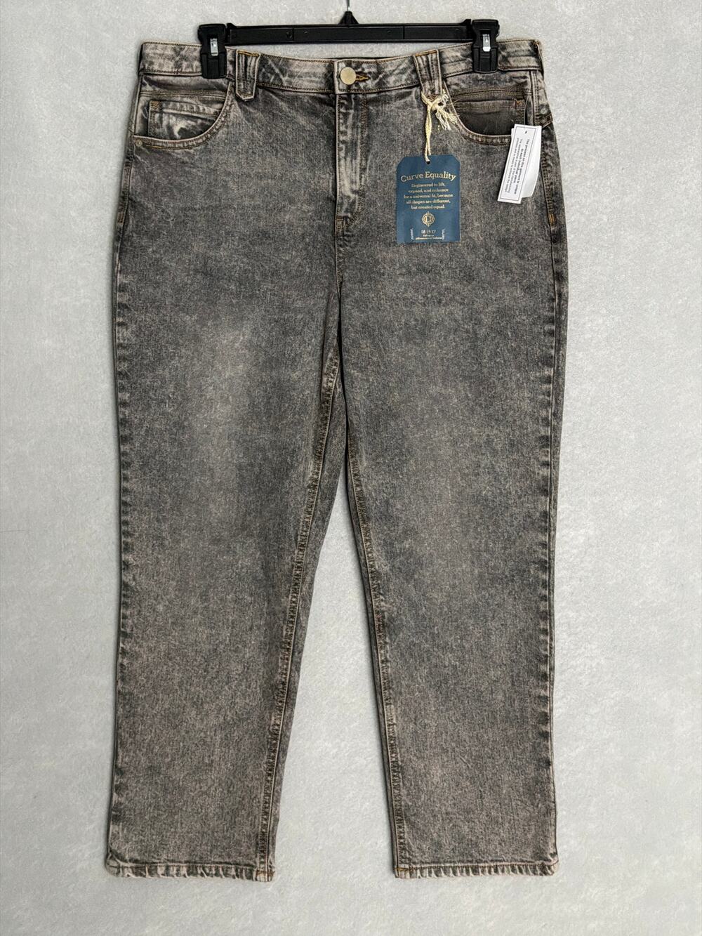 Democracy "Ab" Solution High Rise Jeans Boyfriend Women's Size 12 NEW